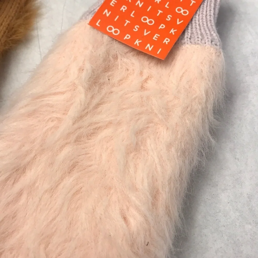 Free people warm wishes gloves pink NWT 🌟🌟